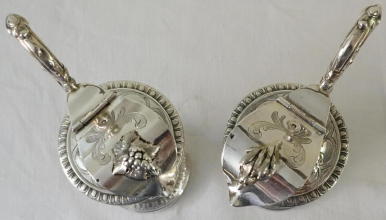 Antique solid silver Antique French Cruets